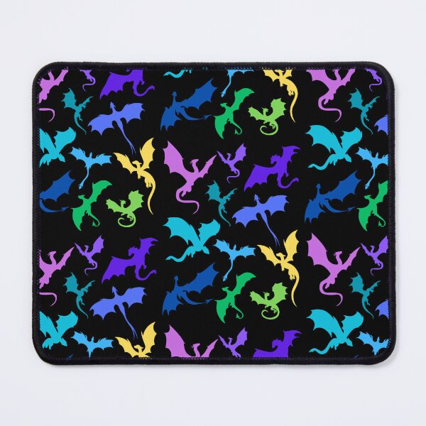 Item preview, A flight of dragons  (Rainbow) designed and sold by Ophelia's Wardrobe.