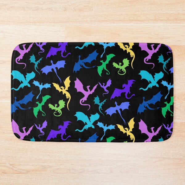 Item preview, A flight of dragons  (Rainbow) designed and sold by Ophelia's Wardrobe.
