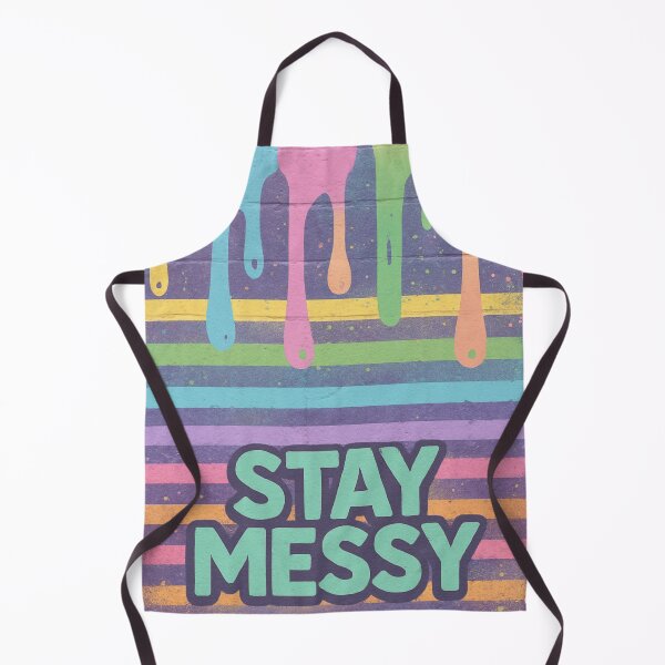 Item preview, Stay Messy Colorful Drip Graffiti Art designed and sold by ForbiddenPrints.