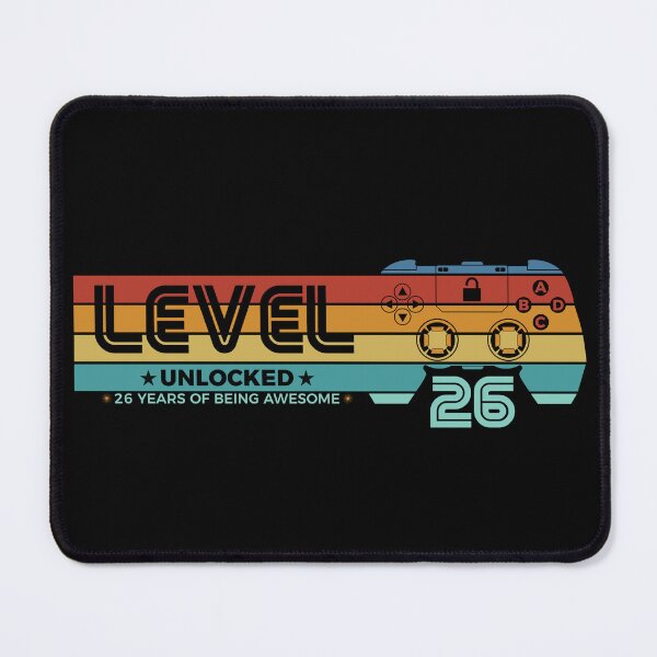 Item preview, Level 26 Unlocked - 26 years old - 26th Birthday Gamer designed and sold by NH2019.