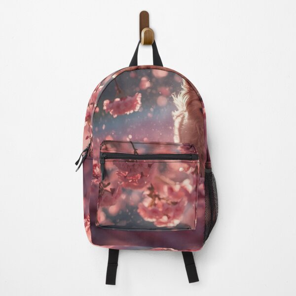 Item preview, Puppies Frolicking in a Cherry Blossom Garden designed and sold by Keijan Shop.