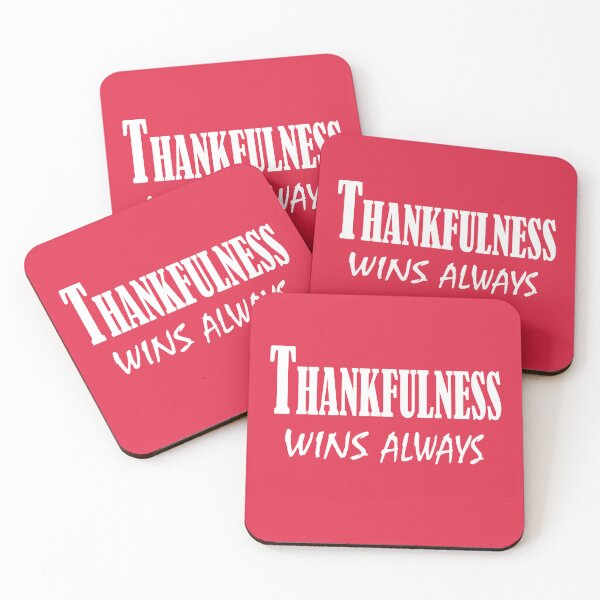 Item preview, Thankfulness Wins Always – Gratitude Quote Design designed and sold by ArtNestVerse.