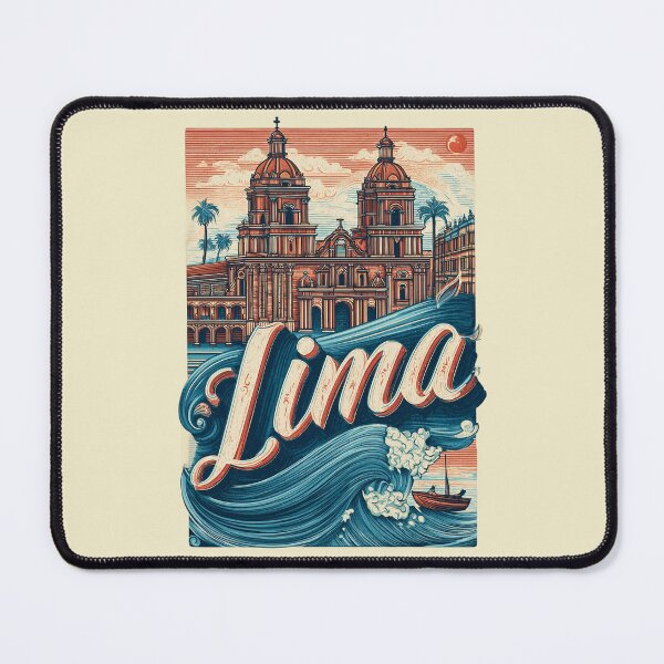 Item preview, Lima – Cathedral & Ocean Waves Design designed and sold by Meiersbeste.