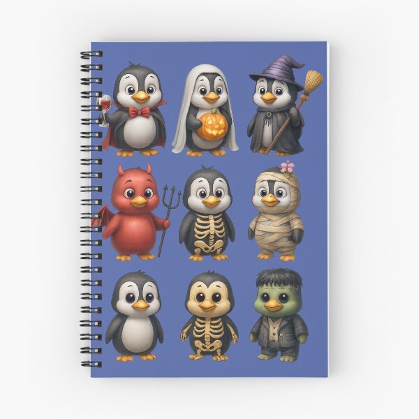 Item preview, Halloween Penguins – 9 Costumes, One Frosty Party. Pingouins d’Halloween – Neuf déguisements, une fête givrée designed and sold by Drawingshirts.