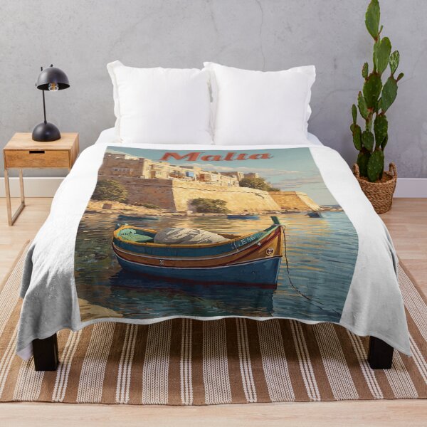 Item preview, Malta – Fortress & Traditional Fishing Boat Design designed and sold by Meiersbeste.