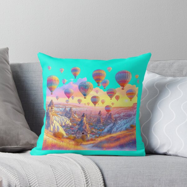 Artikelvorschau, Kappadokien, Türkei, Sonnenuntergangstal, 3D-Skizze, entworfen und verkauft von PaintMeWorld.