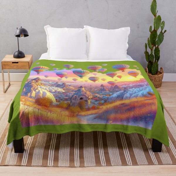Item preview, Cappadocia Turkey Sunset Valley 3D Sketch ,  designed and sold by PaintMeWorld.