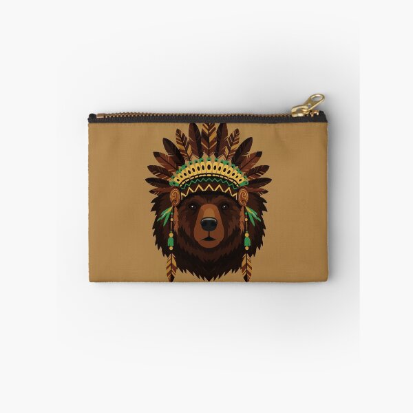 Item preview, Bear with Indian headdress designed and sold by Design4uStudio.