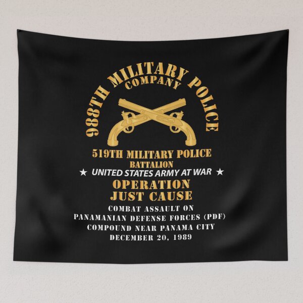 Item preview, Army - 988th Military Police Company, Operation Just Cause, Combat Assault PDF - Panama City X 300 designed and sold by Military Insignia Products.