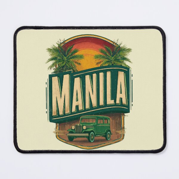 Item preview, Manila – Jeepney & Palm Trees Retro Design designed and sold by Meiersbeste.