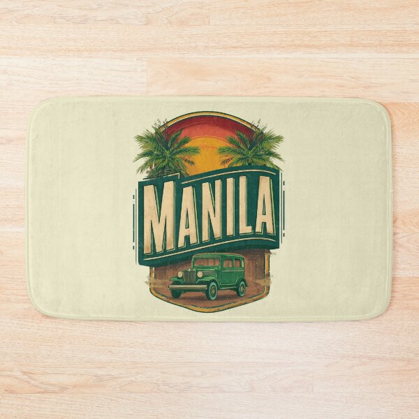 Item preview, Manila – Jeepney & Palm Trees Retro Design designed and sold by Meiersbeste.