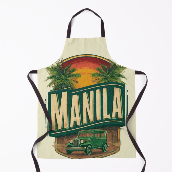 Item preview, Manila – Jeepney & Palm Trees Retro Design designed and sold by Meiersbeste.
