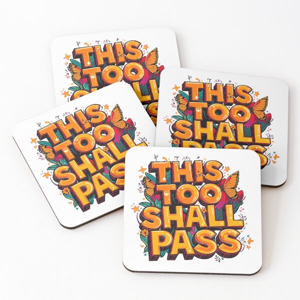 Item preview, This Too Shall Pass - 3D Graphic Design designed and sold by ZenPaths.