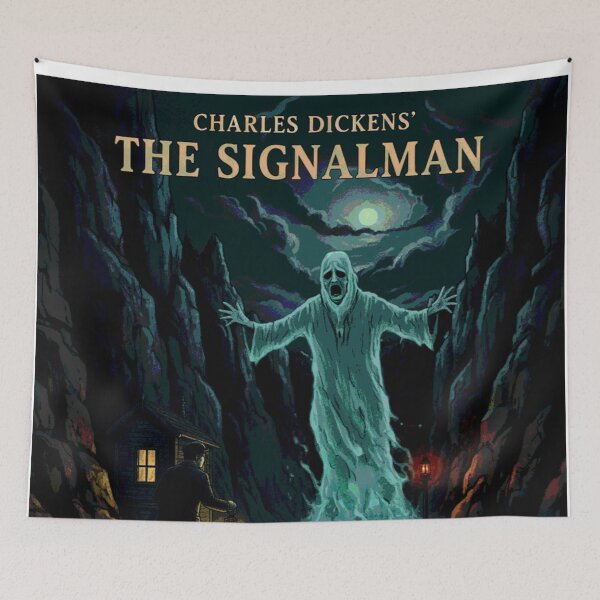 Item preview, Charles Dickens’ The Signalman – Reimagined Literary Poster designed and sold by Art's Diner.