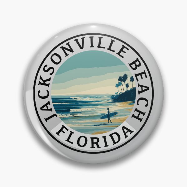 Item preview, Jacksonville Beach - Florida (with Black Lettering) designed and sold by VelvetRoom.
