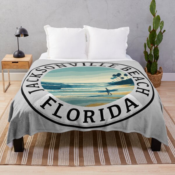 Item preview, Jacksonville Beach - Florida (with Black Lettering) designed and sold by VelvetRoom.