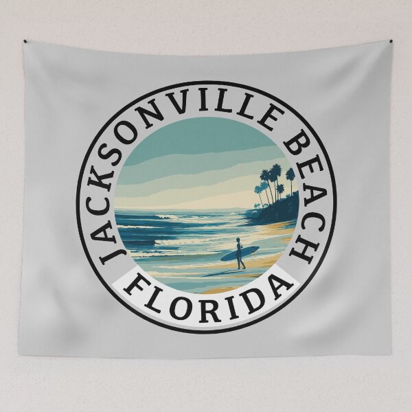 Item preview, Jacksonville Beach - Florida (with Black Lettering) designed and sold by VelvetRoom.