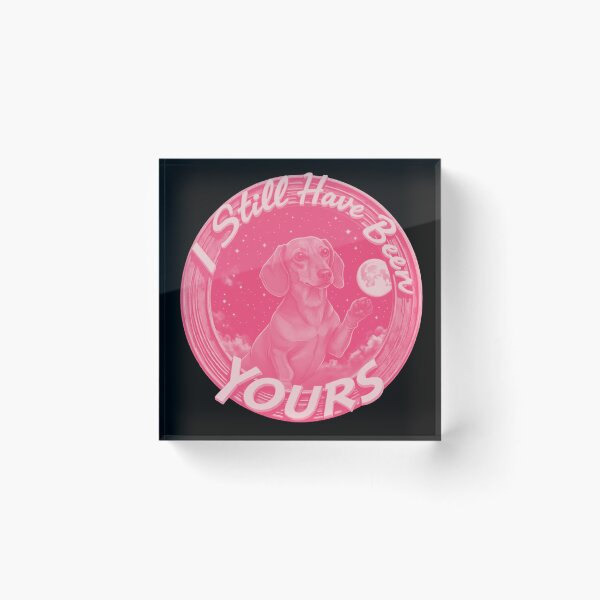 Item preview, Dachshund Under Moonlight With Loving Quote designed and sold by e-camelleone.