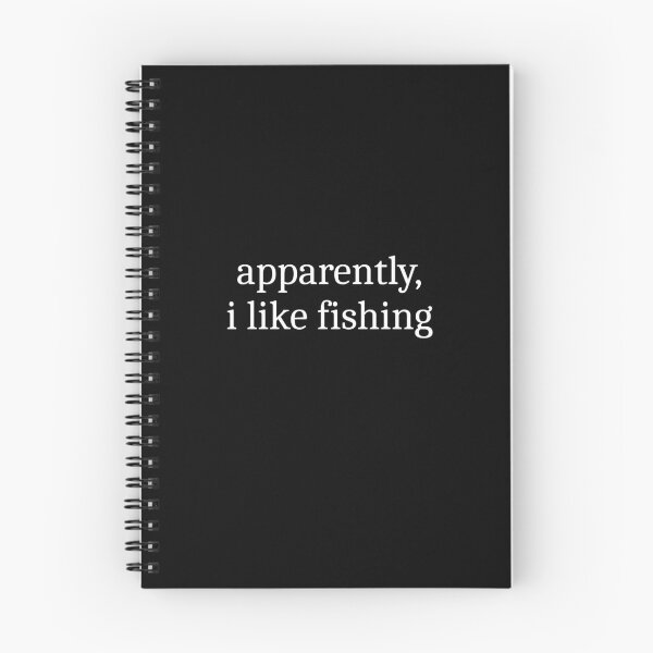 Item preview, Apparently, I Like Fishing designed and sold by Sleepy Cat Design.