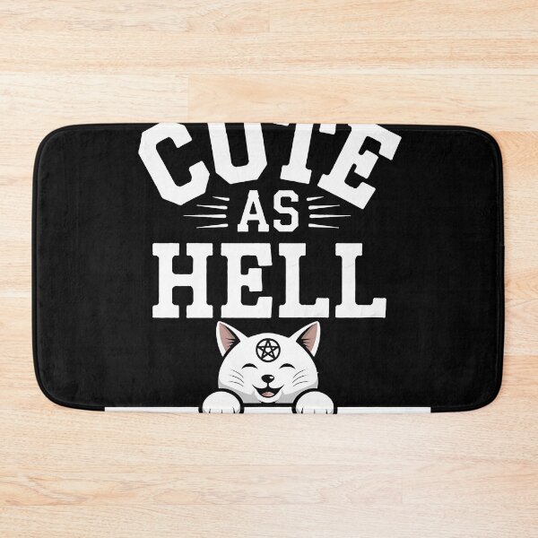 Item preview, Cute As Hell Lucky Cat Design designed and sold by sandrahofer-art.