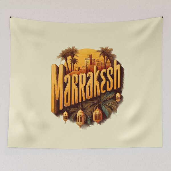 Item preview, Marrakesh – Oriental Lanterns & Desert Palm Design designed and sold by Meiersbeste.