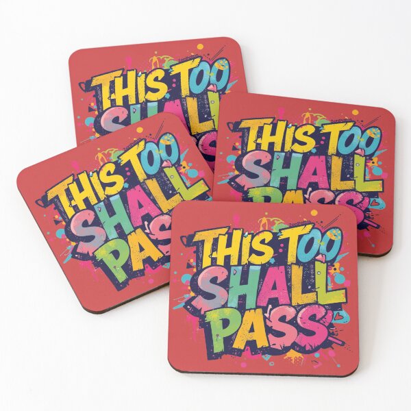 Item preview, This Too Shall Pass - Street Art Design designed and sold by ZenPaths.
