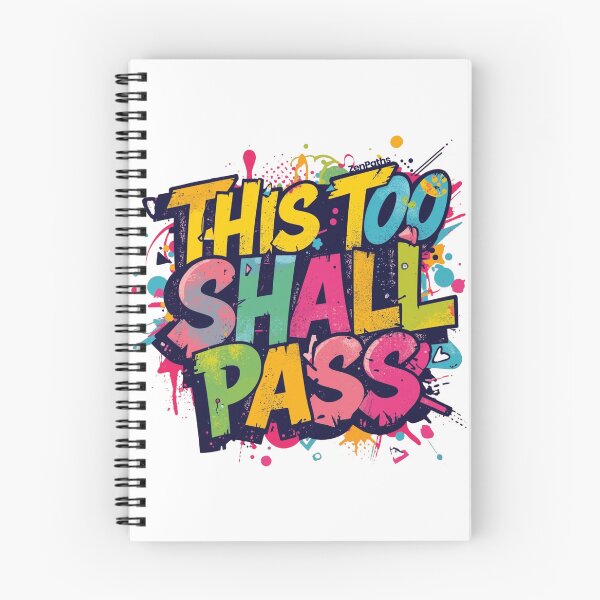 Item preview, This Too Shall Pass - Street Art Design designed and sold by ZenPaths.