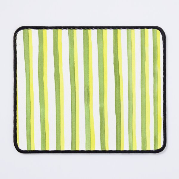 Item preview, Green and Yellow Soft Watercolor Vertical Lines designed and sold by studioanalog.