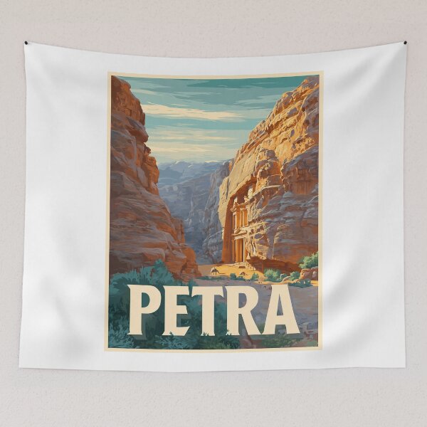 Item preview, Petra – Treasure House in the Rocks Design designed and sold by Meiersbeste.