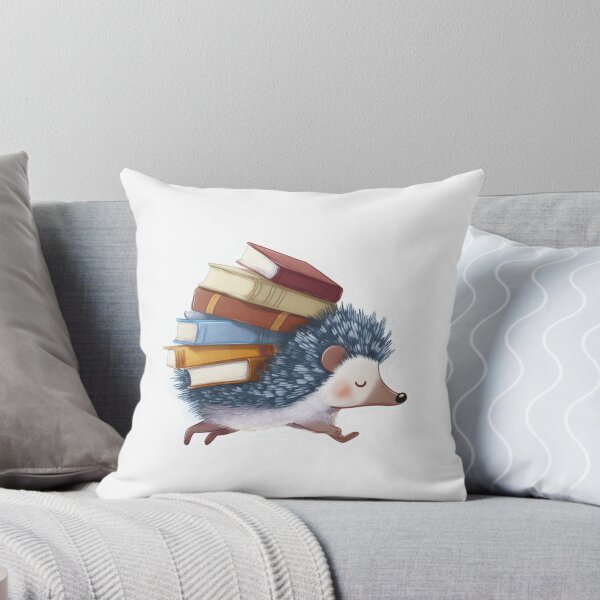 Item preview, Hedgehog and Books designed and sold by NicolasGlowArt.