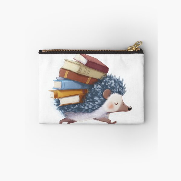 Item preview, Hedgehog and Books designed and sold by NicolasGlowArt.