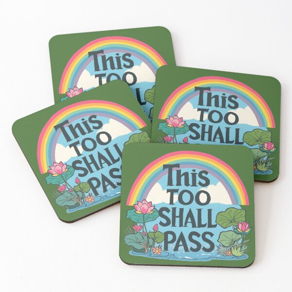 Item preview, This Too Shall Pass - Artistic Lotus Design designed and sold by ZenPaths.