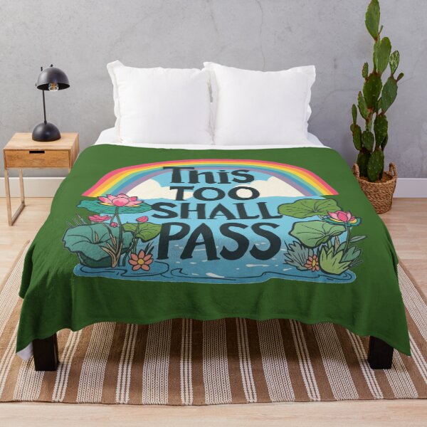 Item preview, This Too Shall Pass - Artistic Lotus Design designed and sold by ZenPaths.