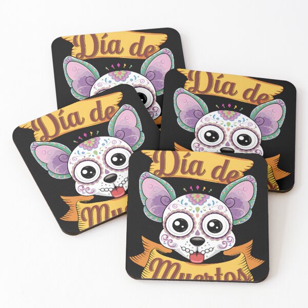 Item preview, Dia de Muertos Sugar Skull Cat designed and sold by sandrahofer-art.