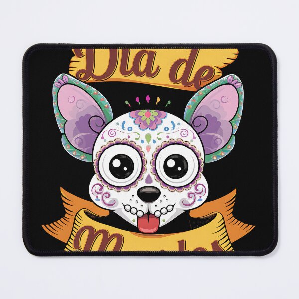 Item preview, Dia de Muertos Sugar Skull Cat designed and sold by sandrahofer-art.