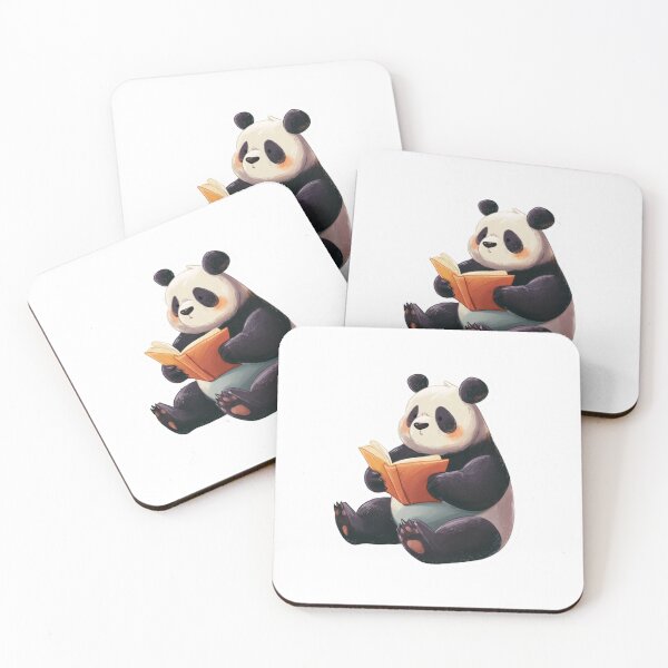 Item preview, Reading Panda | Sticker designed and sold by NicolasGlowArt.
