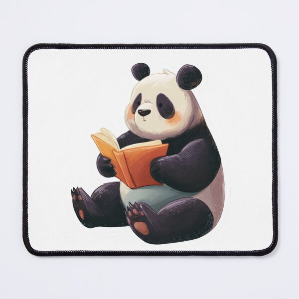 Item preview, Reading Panda | Sticker designed and sold by NicolasGlowArt.