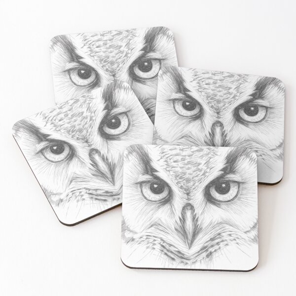 Item preview, Owl Sketch designed and sold by Leon Woods Pencil Art.