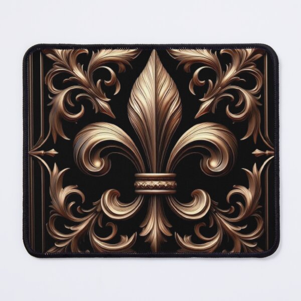 Item preview, Fleur De Lys Bronze Medieval Heraldic Emblem designed and sold by ProjectNoah.