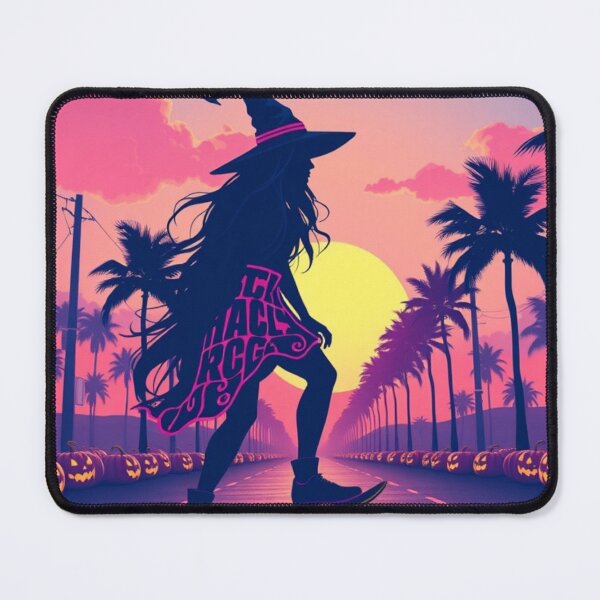 Item preview, Skater Witch Vaporwave Halloween Night Retro T-Shirt designed and sold by ArmaanArts.