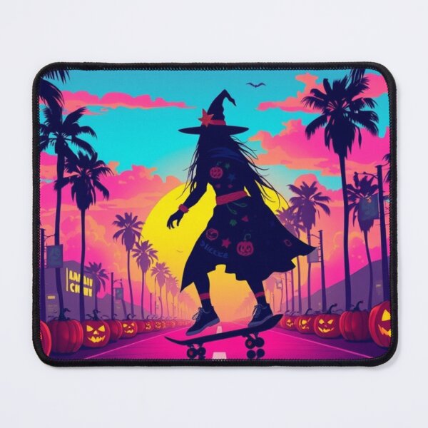 Item preview, Urban Witch Skateboarding Vaporwave Halloween Streetwear T-Shirt designed and sold by ArmaanArts.