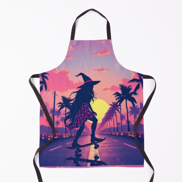 Item preview, Skater Witch Vaporwave Halloween Night Retro T-Shirt designed and sold by ArmaanArts.