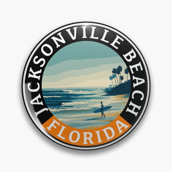 Item preview, Jacksonville Beach - Florida (with White Lettering) designed and sold by VelvetRoom.