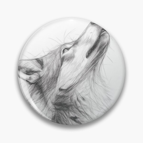 Item preview, Wolf Pencil Sketch designed and sold by Leon Woods Pencil Art.
