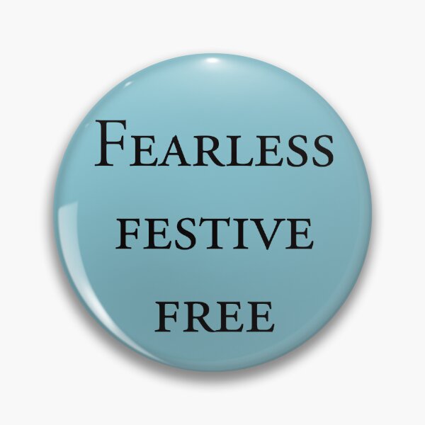 Item preview, Fearless, Festive, Free – Bold Holiday Inspiration Design designed and sold by ArtNestVerse.