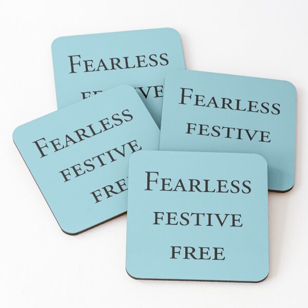 Item preview, Fearless, Festive, Free – Bold Holiday Inspiration Design designed and sold by ArtNestVerse.