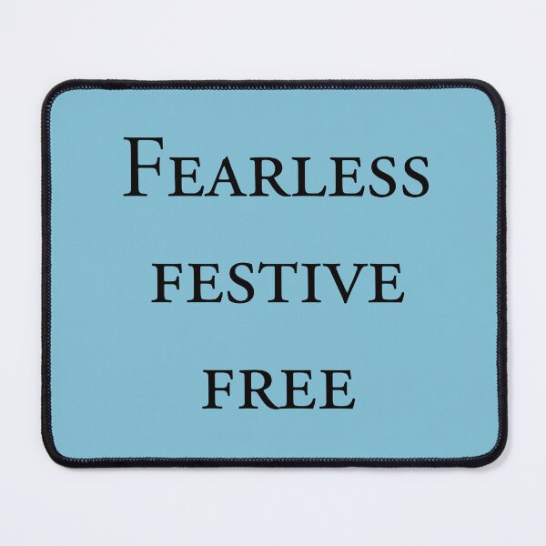 Item preview, Fearless, Festive, Free – Bold Holiday Inspiration Design designed and sold by ArtNestVerse.