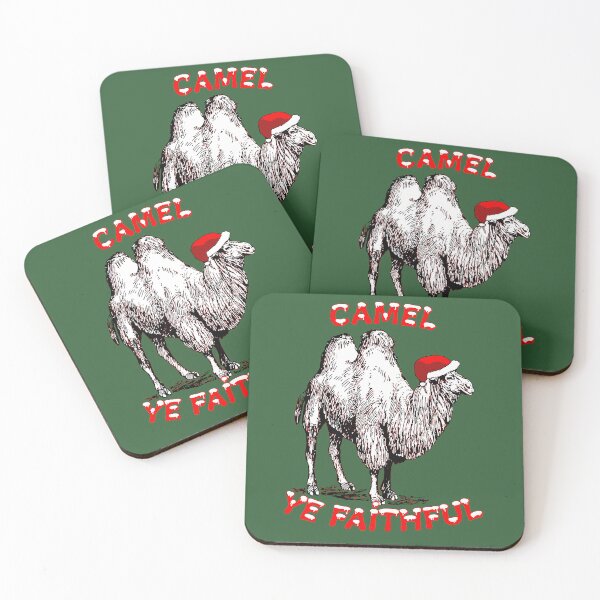 Item preview, Camel Ye Faithful Fun Pun Holiday Design designed and sold by taiche.