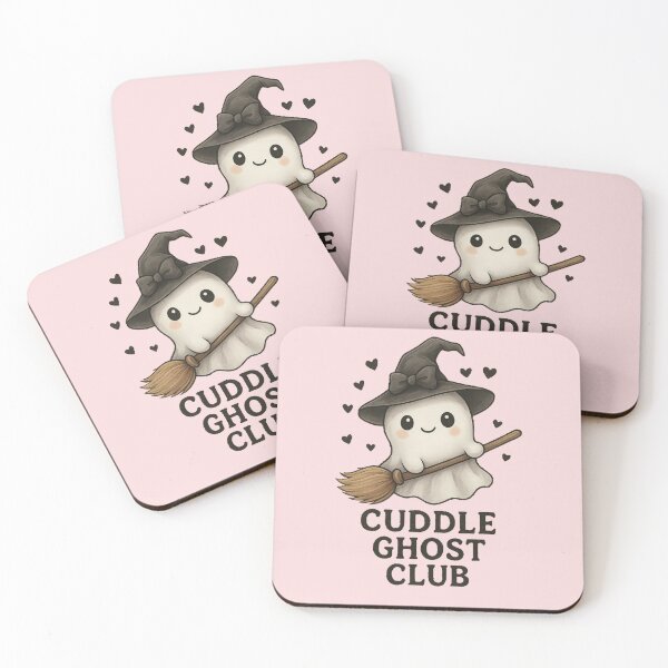 Item preview, Cuddle Ghost Club T-Shirt | Cute Kawaii Halloween Witch Ghost | Spooky Creepy Cute Pastel Goth Design designed and sold by KDesignCrafts.