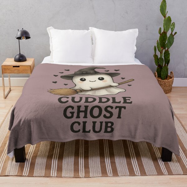 Item preview, Cuddle Ghost Club T-Shirt | Cute Kawaii Halloween Witch Ghost | Spooky Creepy Cute Pastel Goth Design designed and sold by KDesignCrafts.